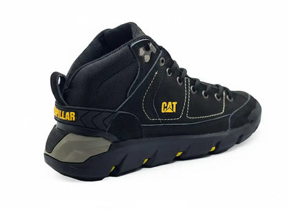 Bota Caterpillar® Importada Negras 100% cuero sin puntera Ref. 1343