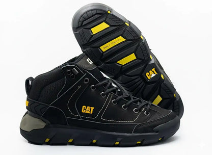 Bota Caterpillar® Importada Negras 100% cuero sin puntera Ref. 1343