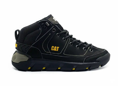 Bota Caterpillar® Importada Negras 100% cuero sin puntera Ref. 1343