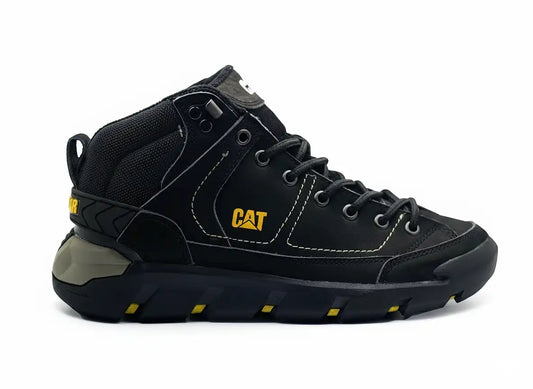 Bota Caterpillar® Importada Negras 100% cuero sin puntera Ref. 1343