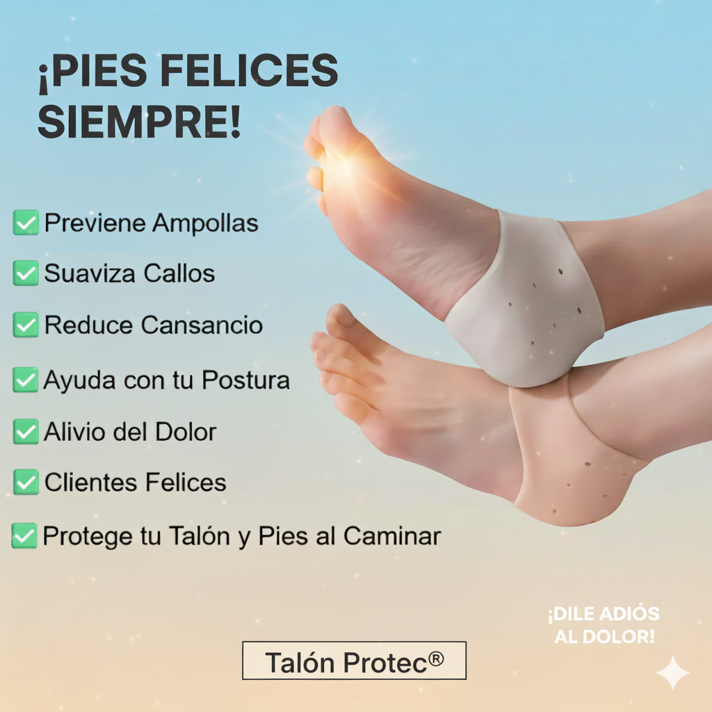 Talón Protec® Protector de Talón y pies Alivia el dolor y protege tus pies al caminar total comodidad