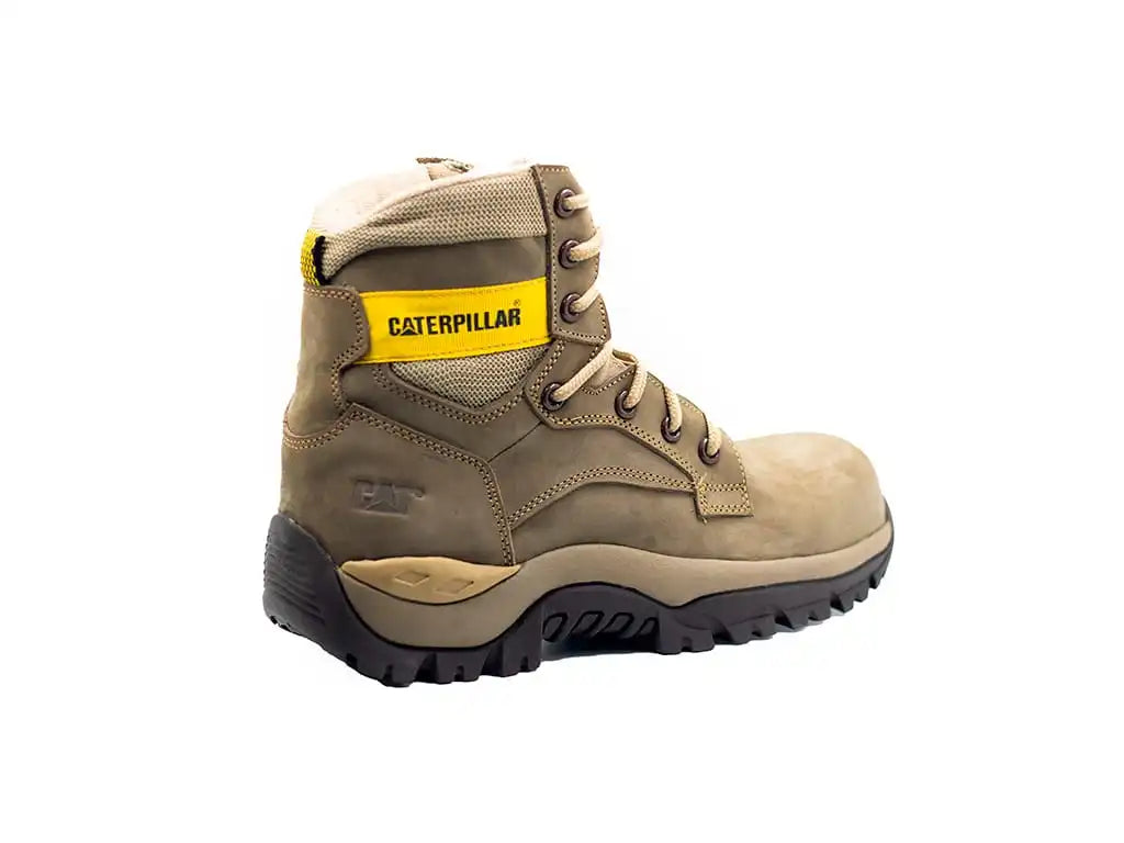 Bota Caterpillar® Beige 100% cuero con puntera importada Ref. 016