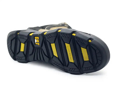 Bota Caterpillar® Beige 100% cuero sin puntera importada Ref. 1343