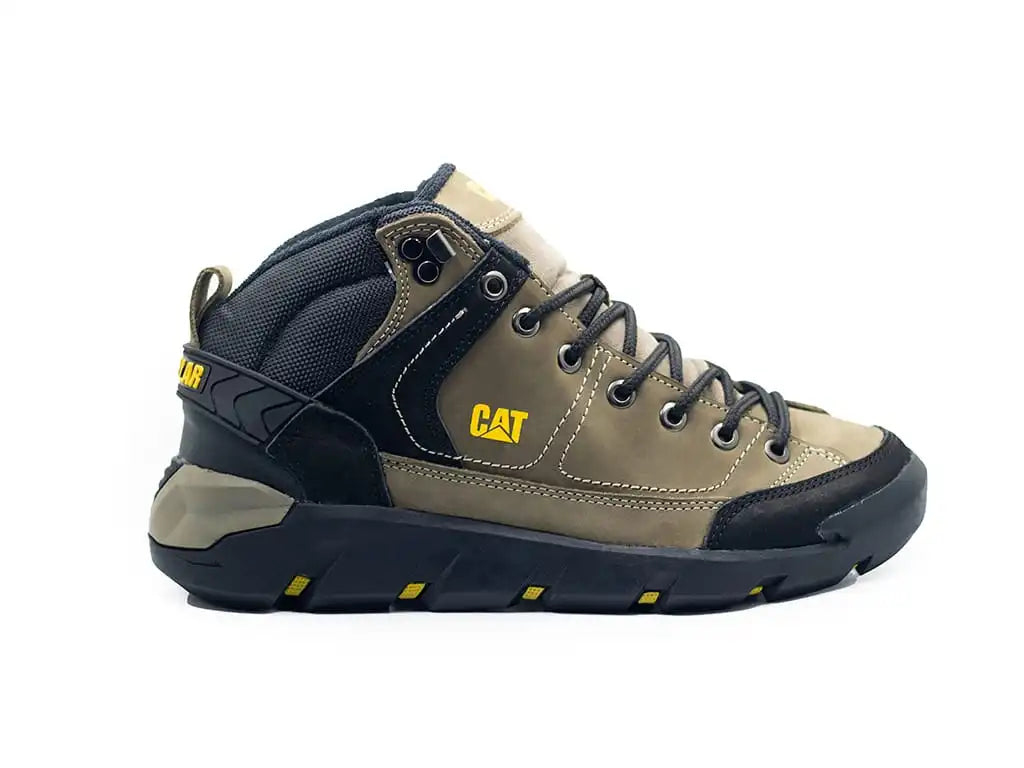 Bota Caterpillar® Beige 100% cuero sin puntera importada Ref. 1343