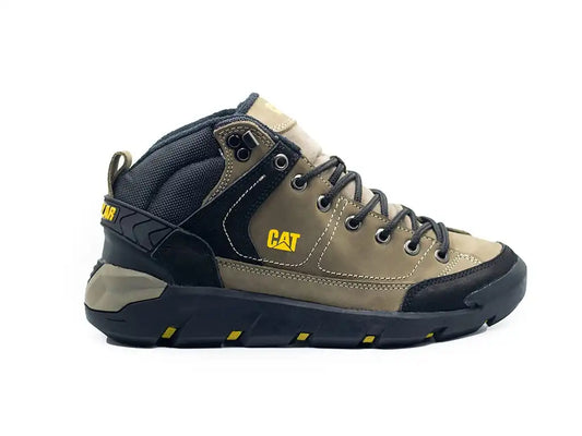 Bota Caterpillar® Beige 100% cuero sin puntera importada Ref. 1343