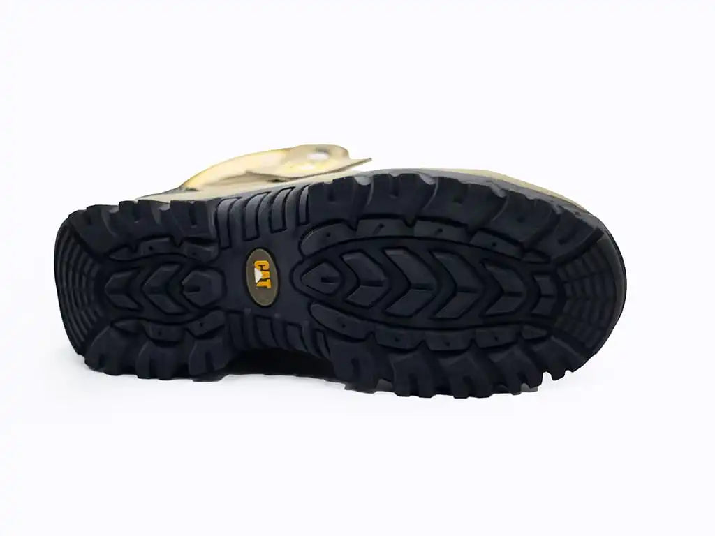 Bota Caterpillar® Beige 100% cuero importada con puntera Ref. 1333
