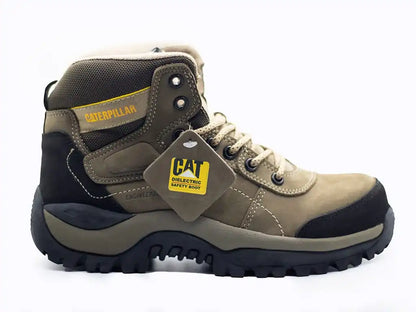 Bota Caterpillar® Beige 100% cuero importada con puntera Ref. 1333